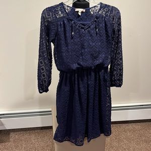 Speechless Navy Blue Girls Dress size 16
